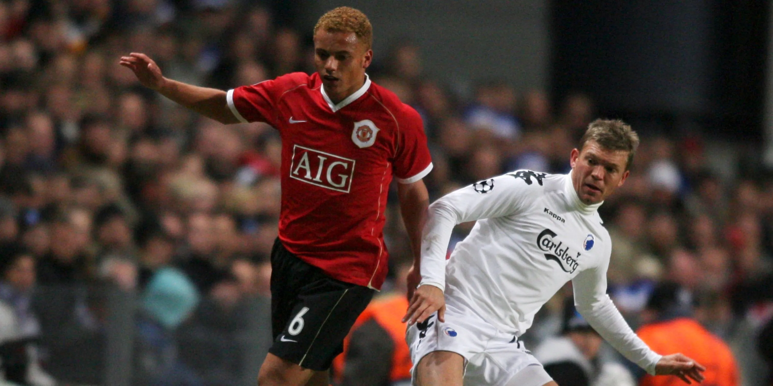 Hậu vệ Wes Brown trong sự nghiệp thi đấu