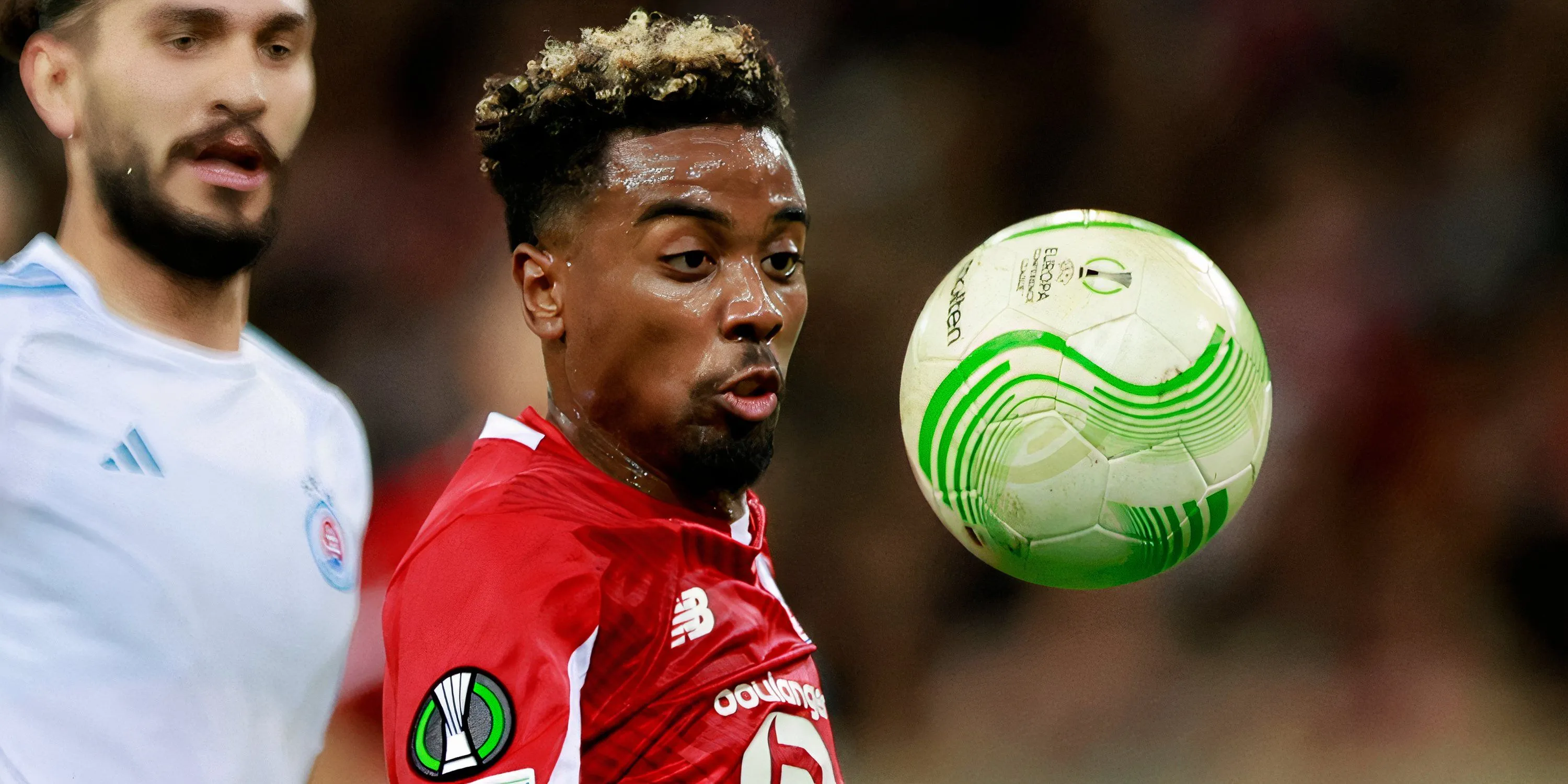 Angel Gomes trong màu áo Lille tại Conference League
