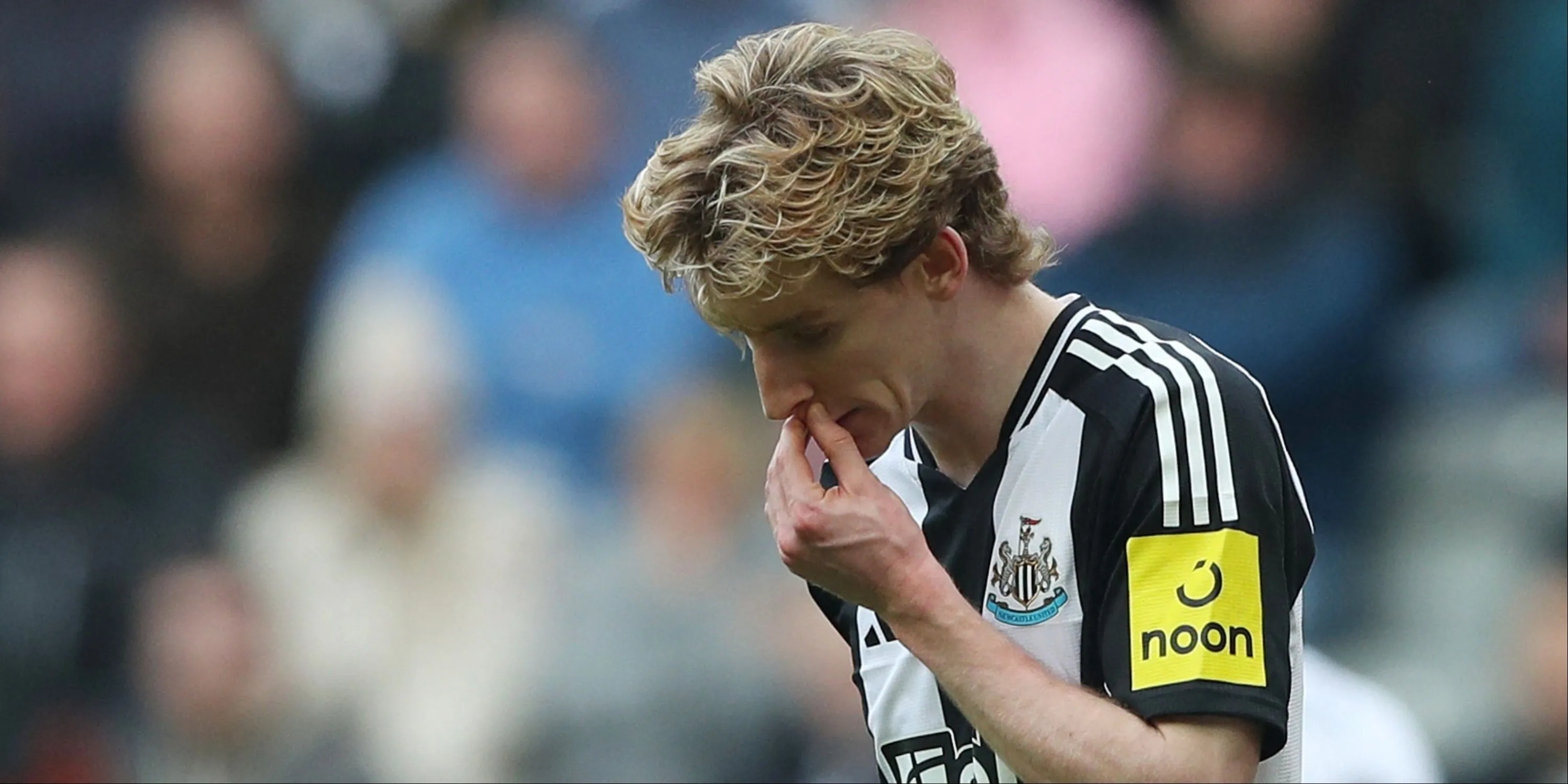 Anthony Gordon thi đấu cho Newcastle, cầu thủ xuất sắc nhất mùa 23/24 của Chích Chòe.