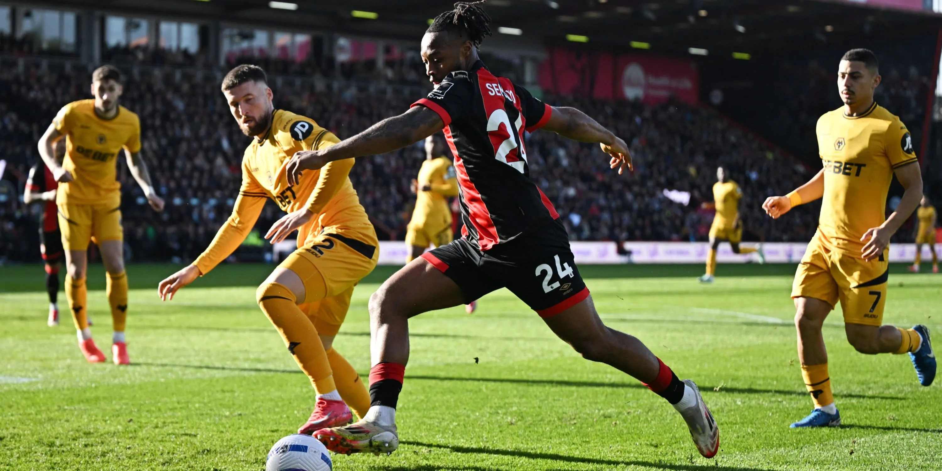 Antoine Semenyo của Bournemouth, cầu thủ được Tottenham liên hệ