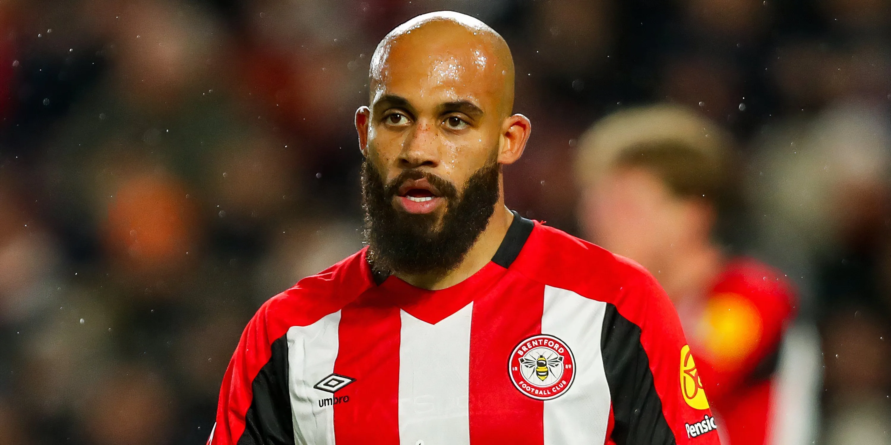 Bryan Mbeumo trong màu áo Brentford