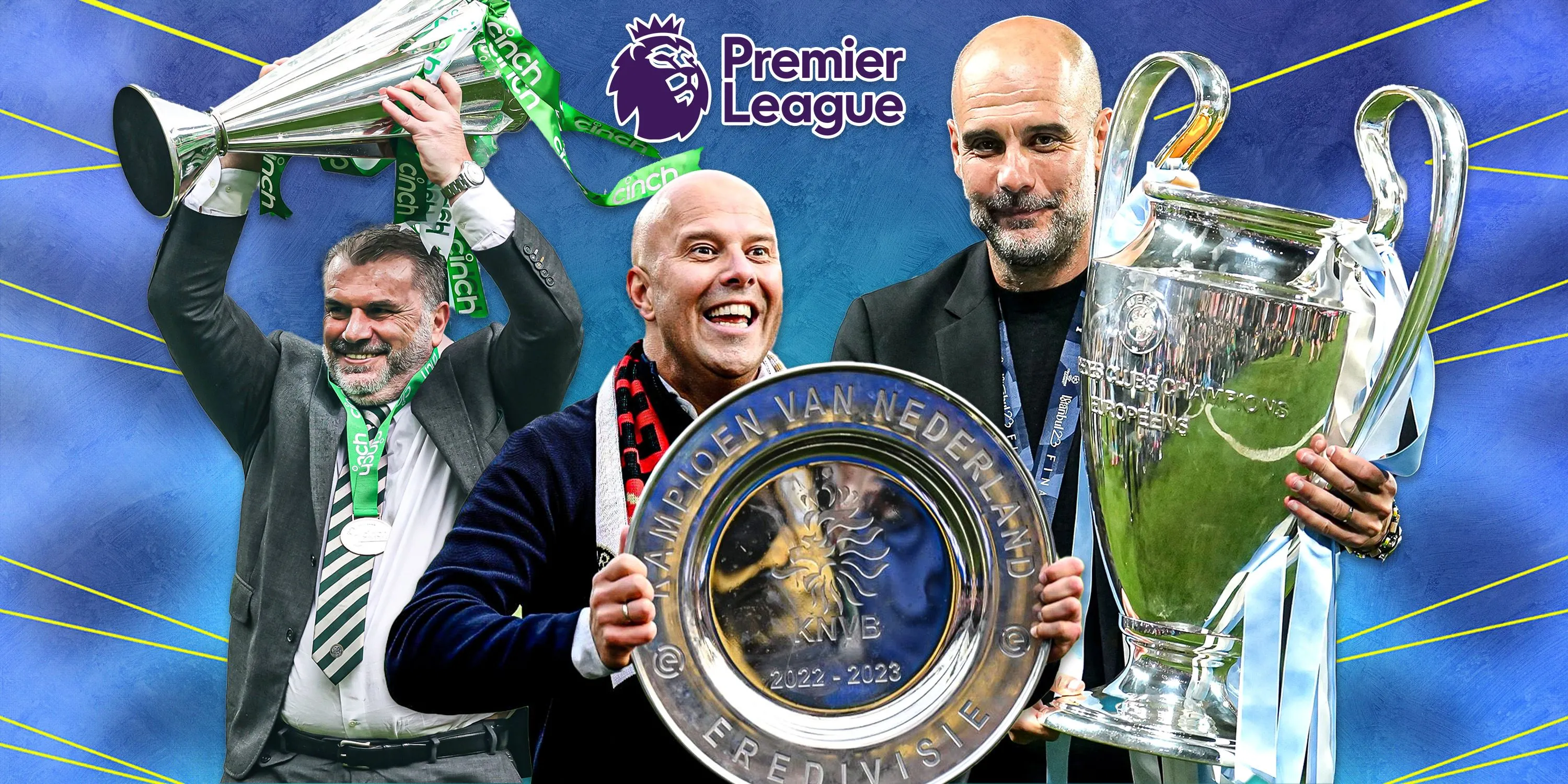 Các HLV Premier League được xếp hạng theo số danh hiệu lớn giành được