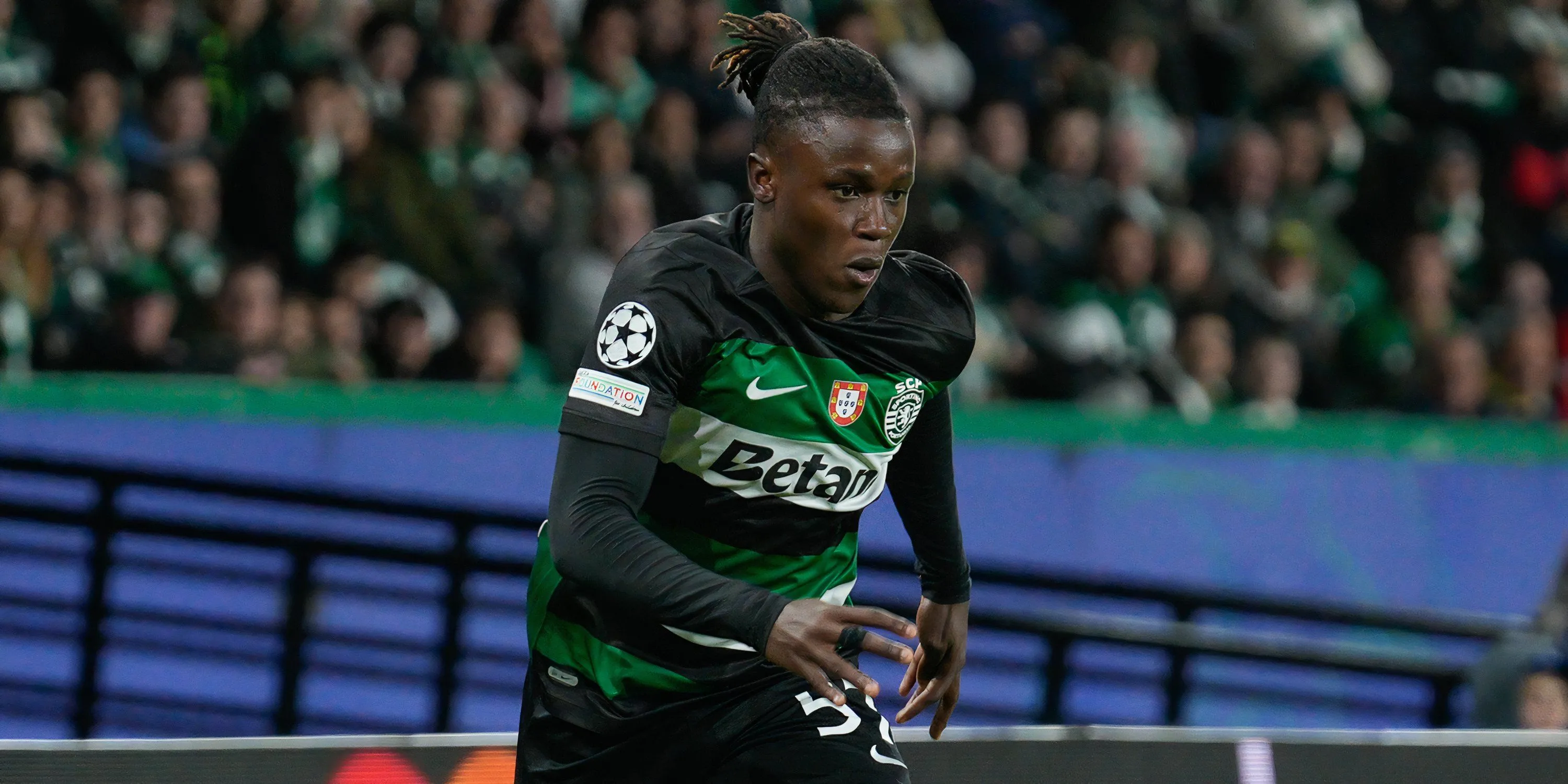 Geovany Quenda thi đấu cho Sporting