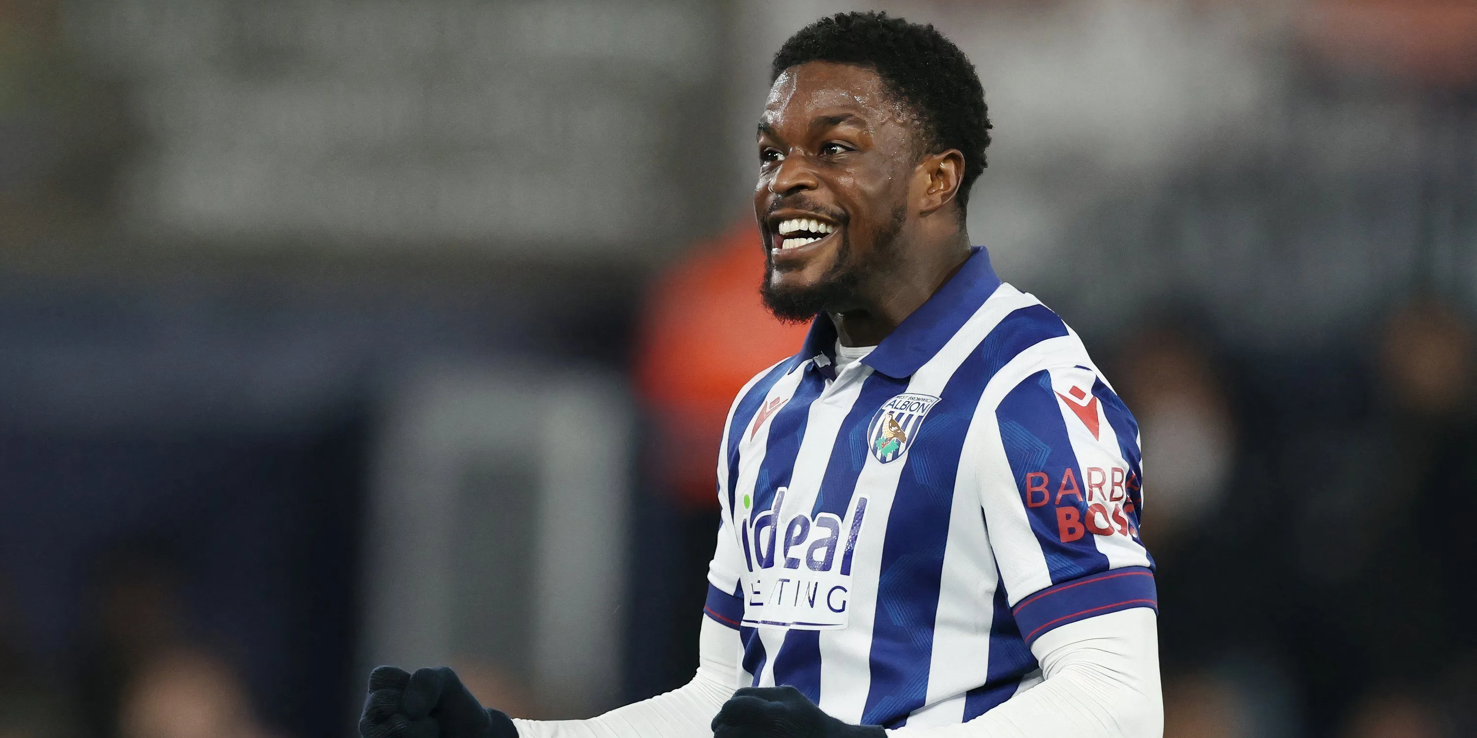 Josh Maja trong màu áo West Bromwich Albion.