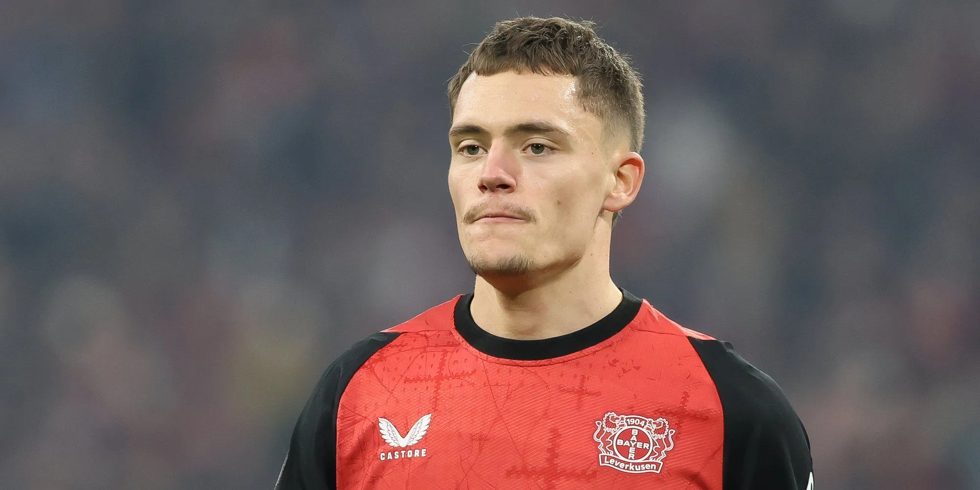 Tiền vệ Florian Wirtz trong màu áo Bayer Leverkusen, cầu thủ sắp gia nhập Liverpool với giá kỷ lục