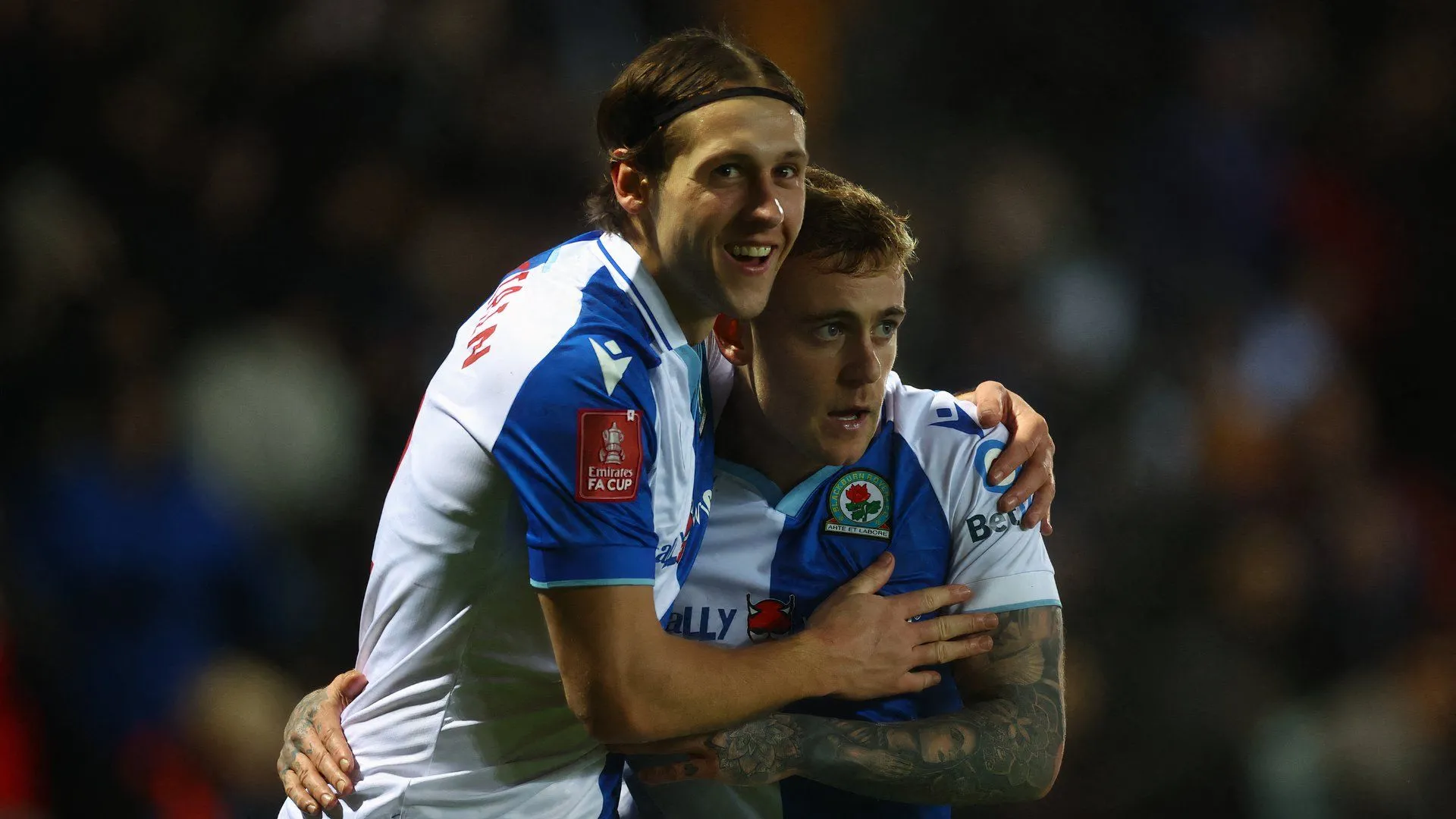 Hậu vệ Callum Brittain của Blackburn Rovers