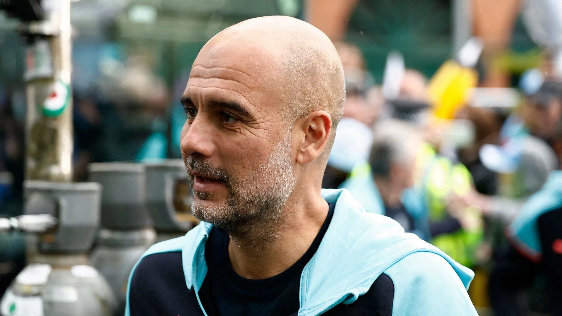 Huấn luyện viên Pep Guardiola của Manchester City, một trong những chiến lược gia tài ba nhất lịch sử.