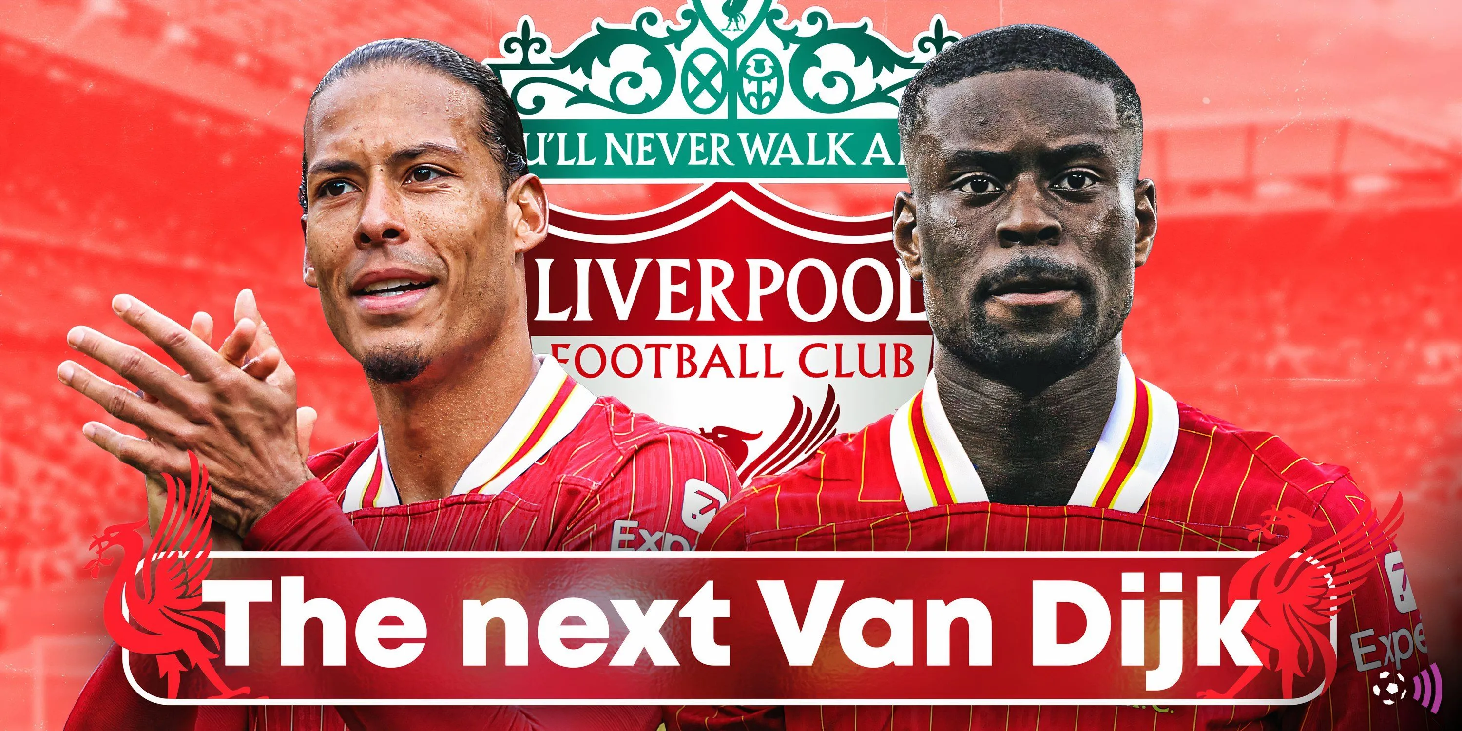 Marc Guehi (Crystal Palace) và Virgil van Dijk (Liverpool)