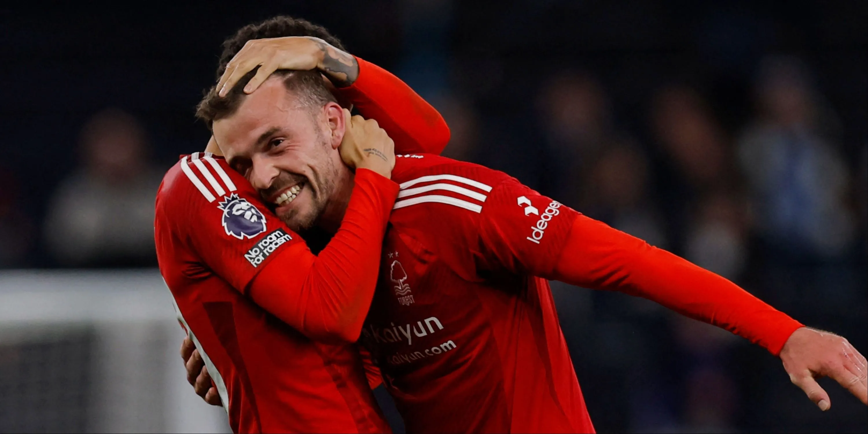 Hậu vệ Harry Toffolo trong màu áo Nottingham Forest, từng là mục tiêu chuyển nhượng của West Brom.