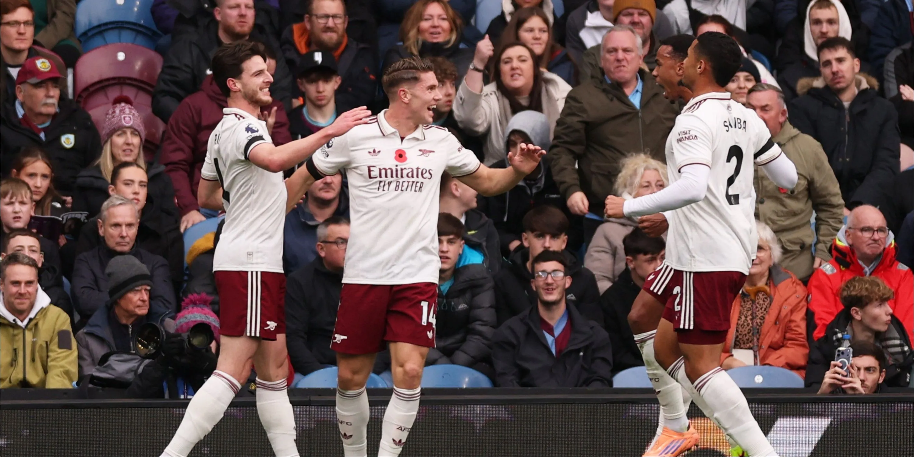 Gabriel, Rice và Gyokeres - ba cây chủ lực của Arsenal mùa này