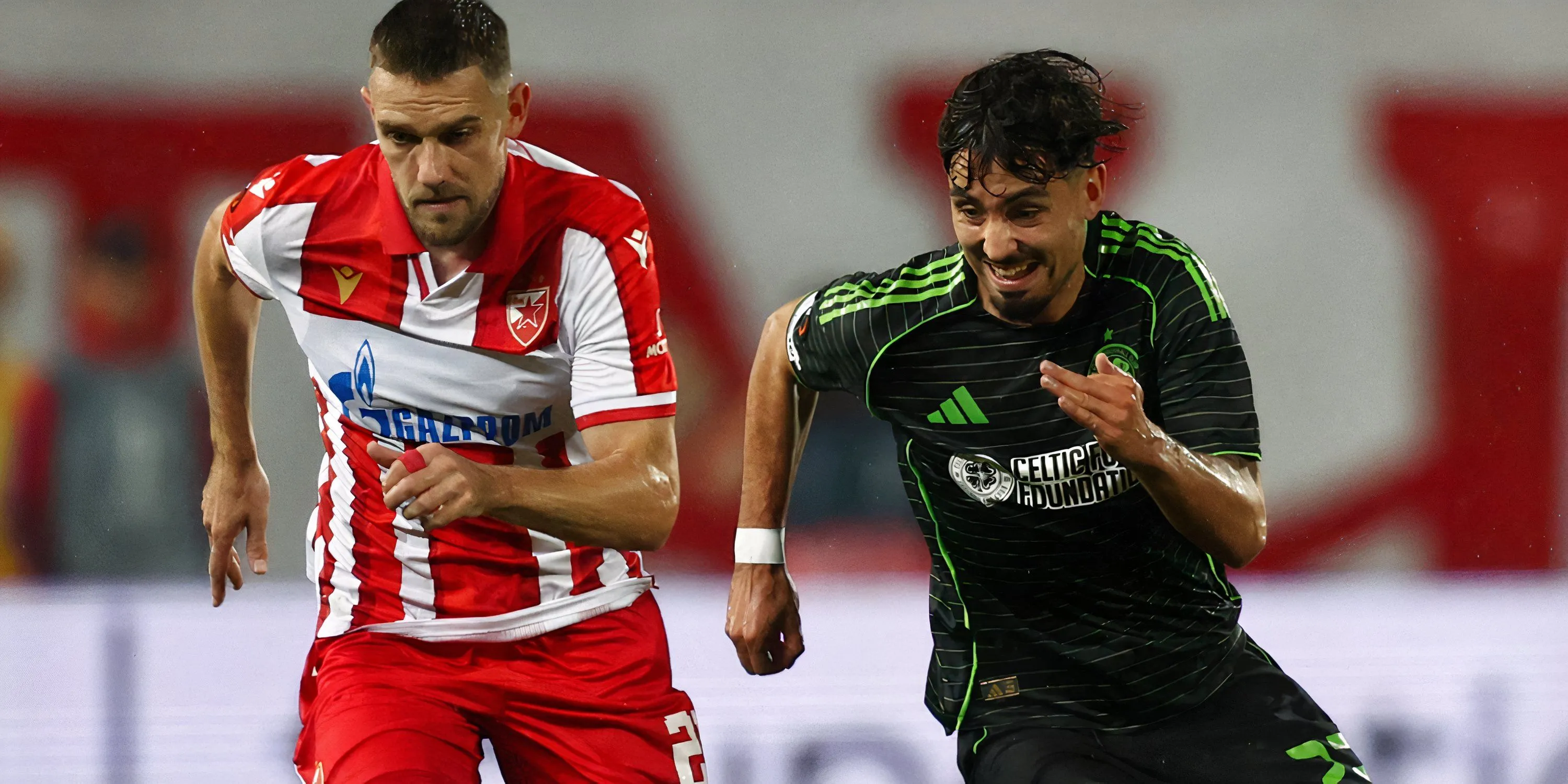 Sebastian Tounekti trong màu áo Celtic tại trận đấu với Braga